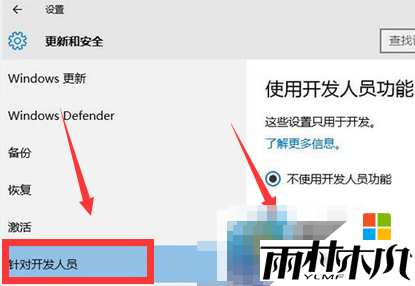win 10开发者模式如何启动,步骤3