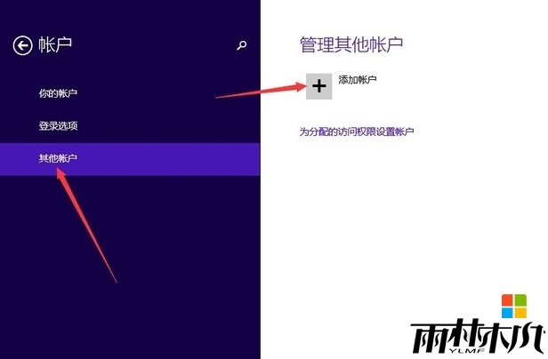 Win8.1登陆微软帐号提示错误代码0xd00000bb怎么回事，步骤1