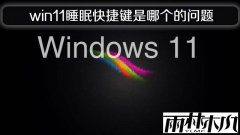 雨林木风win11睡眠快捷键是哪个如何设置的问题